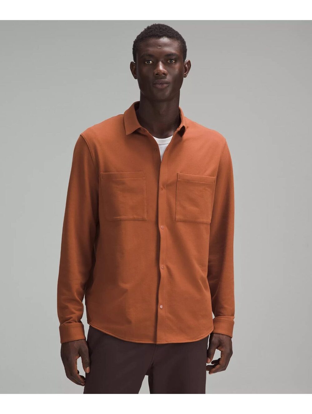 Lululemon Men’s XL Stretch French Terry Overshirt Sable NWT $128